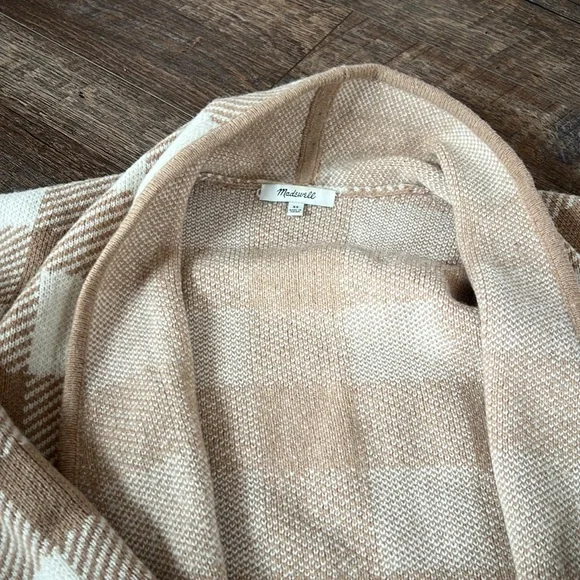 Madewell Minetta Sweater Coat in Buffalo Check - Picture 5 of 9